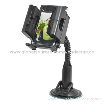 Car Cellphone Mount Holder, OEM and ODM Orders Welcomed, Windshield Suitable
